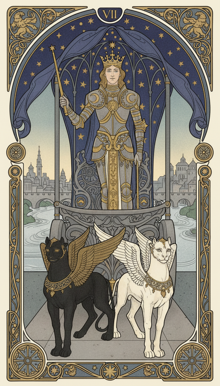 The Chariot tarot card